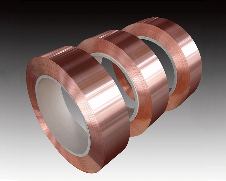 Copper strip for heat exchanger