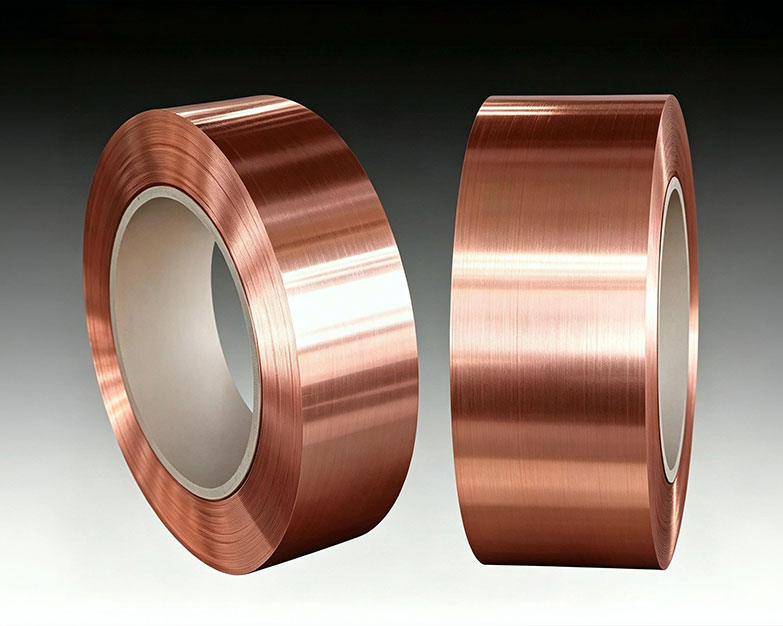 Rolled copper foil for electromagnetic shielding Rolled copper foil for electromagnetic shielding